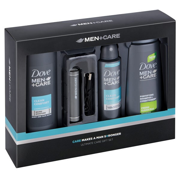 Dove Men + Care Giftset with Mobile Charger