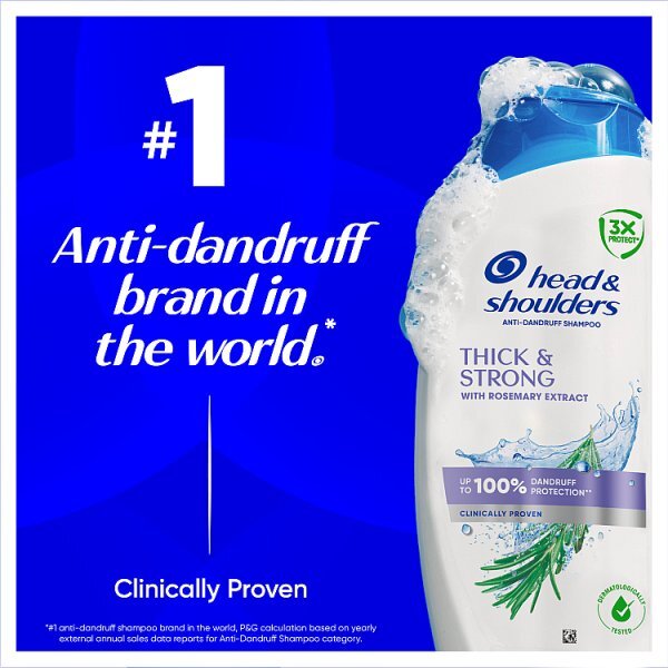 Head & Shoulders Thick & Strong Anti-Dandruff Shampoo 400Ml