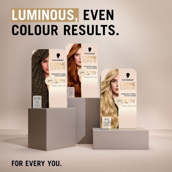 Schwarzkopf Creme Supreme 6-16 Cool Ash Light Brown Hair Dye