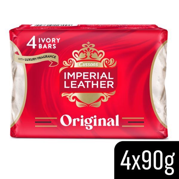 Imperial Leather Original Bar Soap 4 x 90g