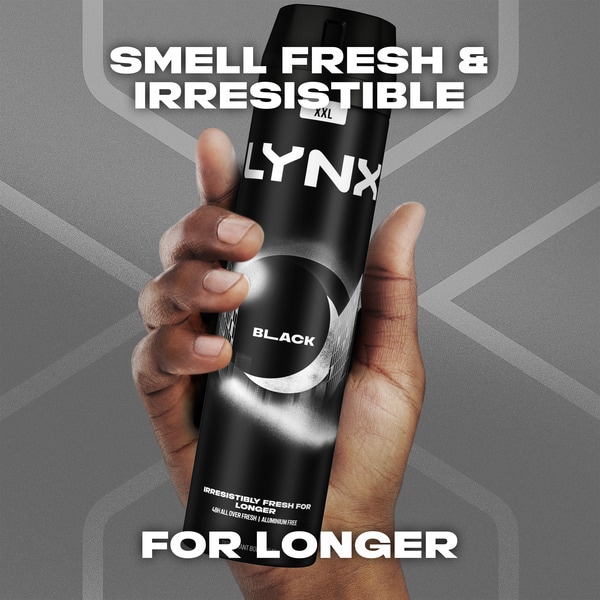 Lynx Black Aerosol Body Spray 250 ml