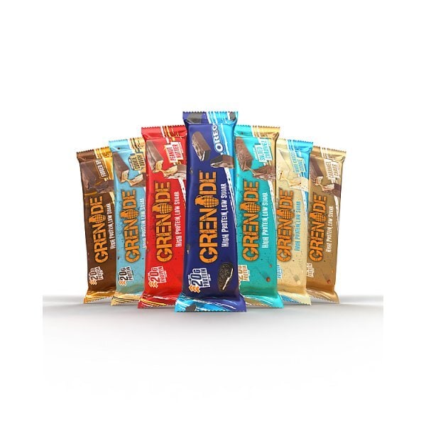 Grenade Protein Bars White Choc Cookie Multipack 60G X 4