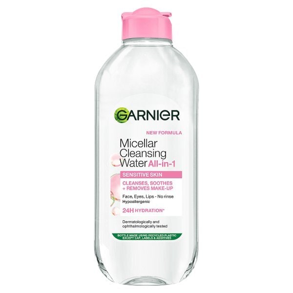Garnier Micellar Water Gentle face cleanser & Makeup Remover for Sensitive Skin 400ml