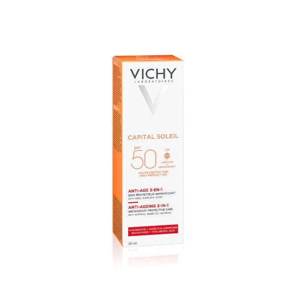 Vichy Capital Soleil Anti-Age 3-In-1 Sun Protect Spf50 50Ml