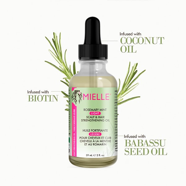 Mielle Rosemary Mint Light Scalp & Hair Strengthening Oil