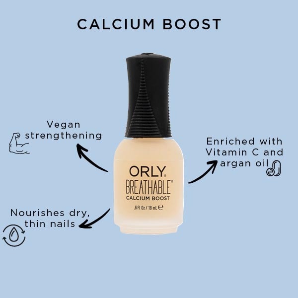 Orly Breathable Calcium Boost Nail Strengthener 18ml