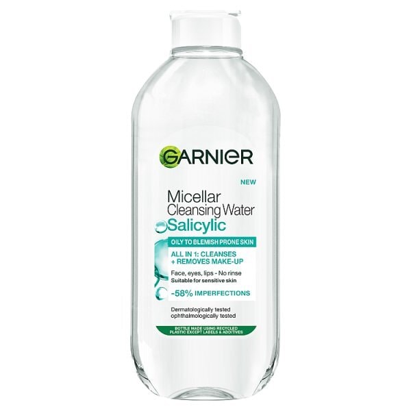 Garnier Micellar Salicylic Cleansing Water Blemish Prone Skin 400ml
