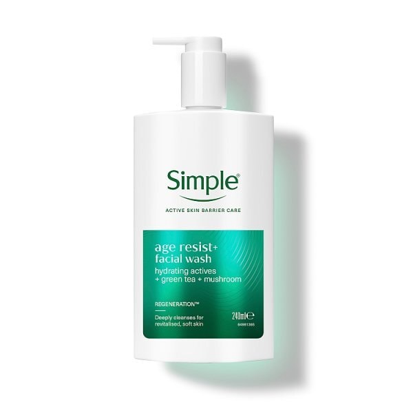Simple Age Resist+ Facial Cleanser 240 ml
