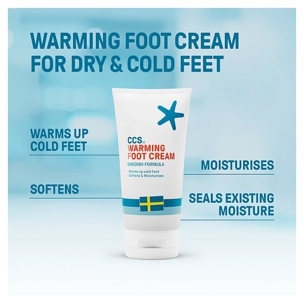 CCS Warming Foot Cream for dry and cold feet 150 ml