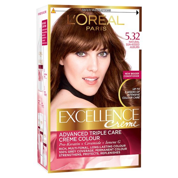 Excellence Creme 5.32 Sunkissed Auburn Hair Dye