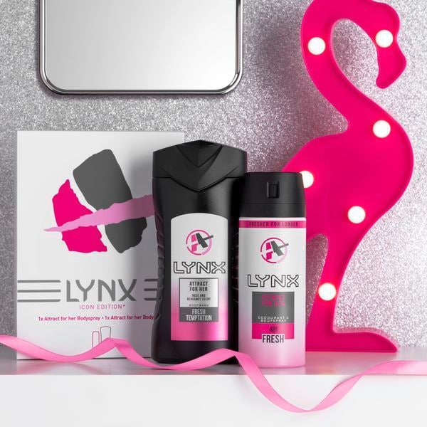 Lynx Attract for Her Shower Gel & Body Spray Duo Gift Set