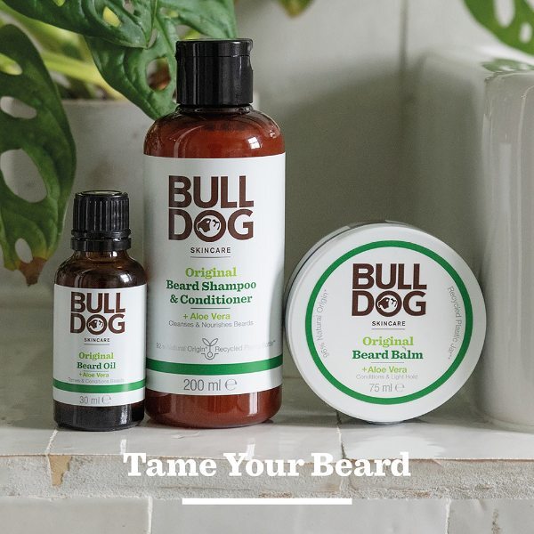 Bulldog Skincare Original Beard Balm 75ml Amber