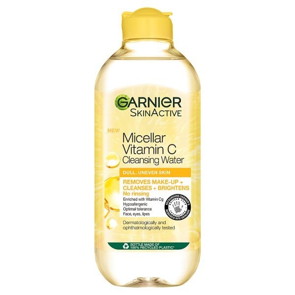 Garnier Micellar Vitamin C Water Gentle face Cleanser & Makeup Remover Brightening Formula 400ml