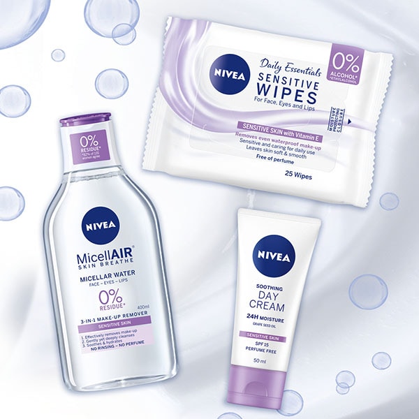 NIVEA MicellAir 5 in 1 Micellar Water Sensitive Skin 400ml