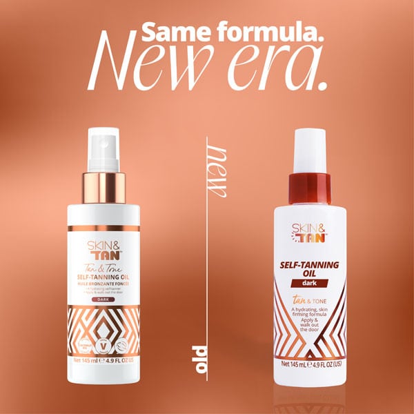 Skin & Tan Tan & Tone Oil Dark