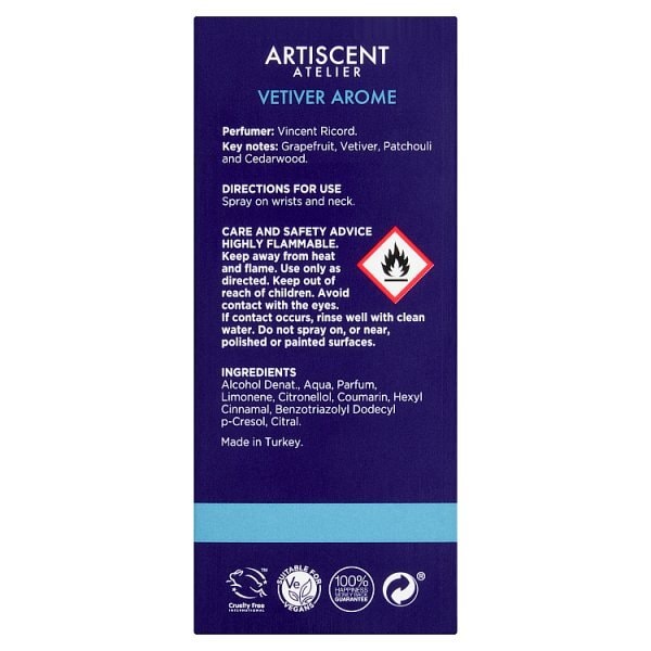 Superdrug Artiscent Men Vetiver Arome EDP 50ml