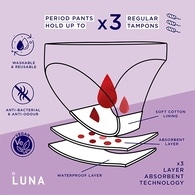 Superdrug Luna Period Bikini Pants - Large