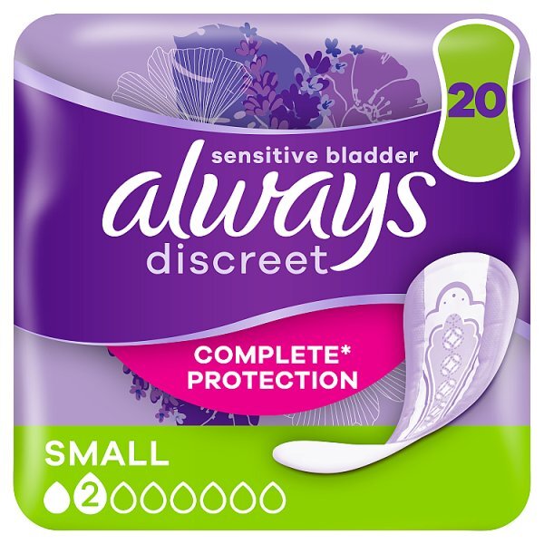 Always Discreet Incontinence Pads Small 20