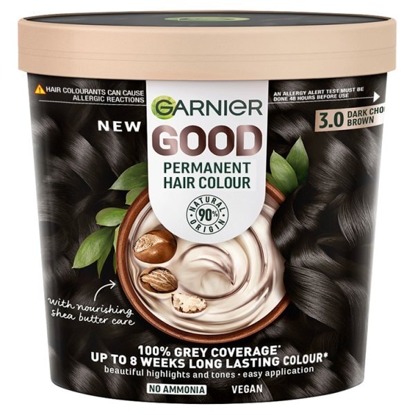 Garnier Good Permanent Hair Dye Chocolate Brown 3.0