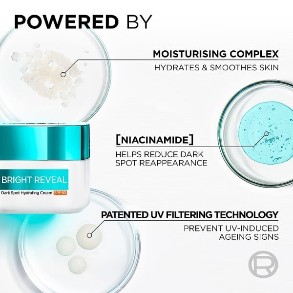 L'Oréal Paris Bright Reveal Dark Spot Hydrating Cream SPF 50