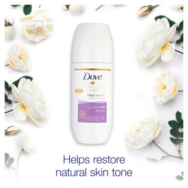 Dove Advanced Care Clean Touch Roll On 100ml