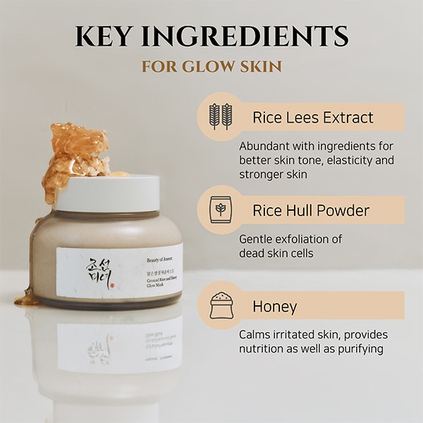 Ground Rice And Honey Glow Mask 150Ml