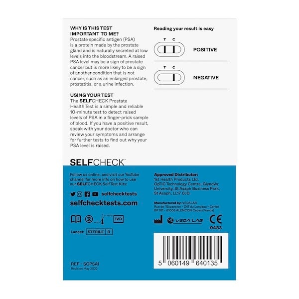 SELFcheck Prostate Test Kit