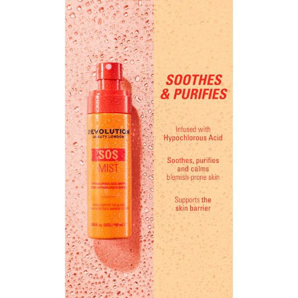 Revolution Sos Barrier Support Hypochlorous Acid Facial Mist 100Ml