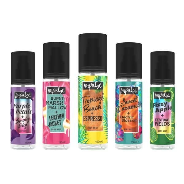 Impulse Sweet Caramel + Electric Blossom Body Mist 150ml