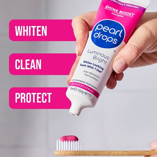 Pearl Drops Luminous Bright White Toothpolish 75ml