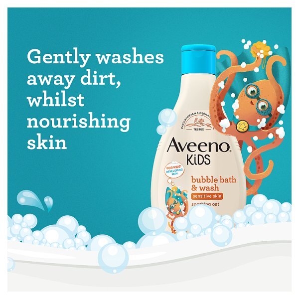 Aveeno Kids Bubble Bath & Wash 400ml