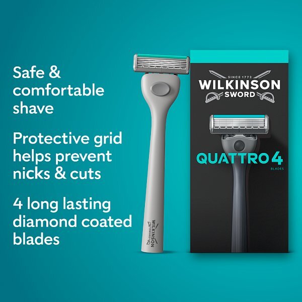 Wilkinson Sword Quattro Mens Razor