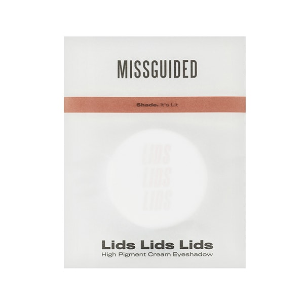 Missguided Cosmetics Lidslidslids Cream Shadow It's Lit