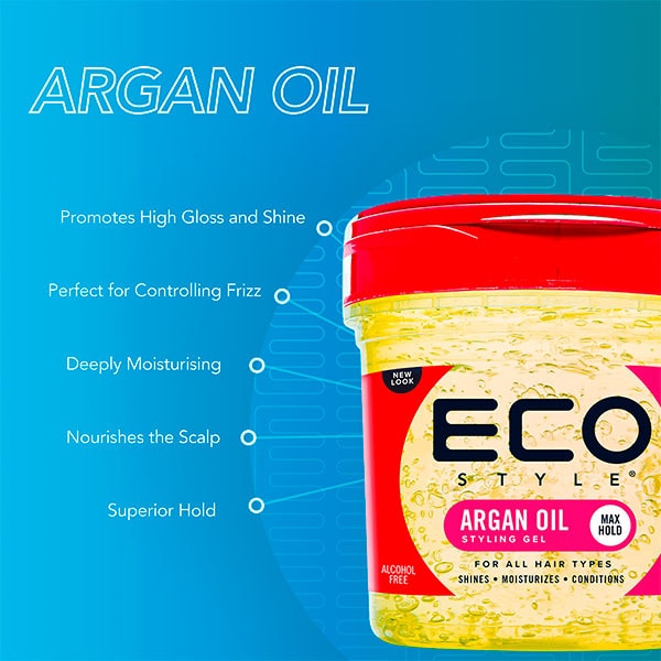 EcoStyle Moroccan Argan Oil Styling Gel 473ml