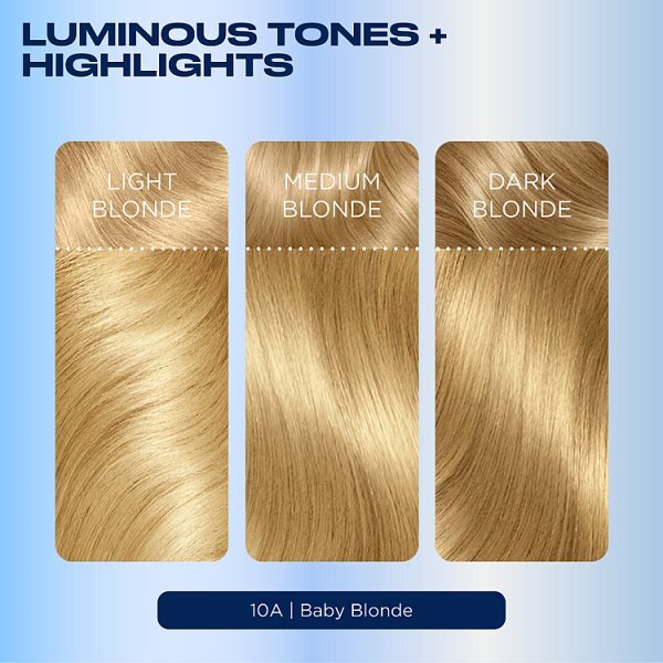 Clairol Nice'N Easy Crème Permanent Hair Dye 10A Baby Blonde