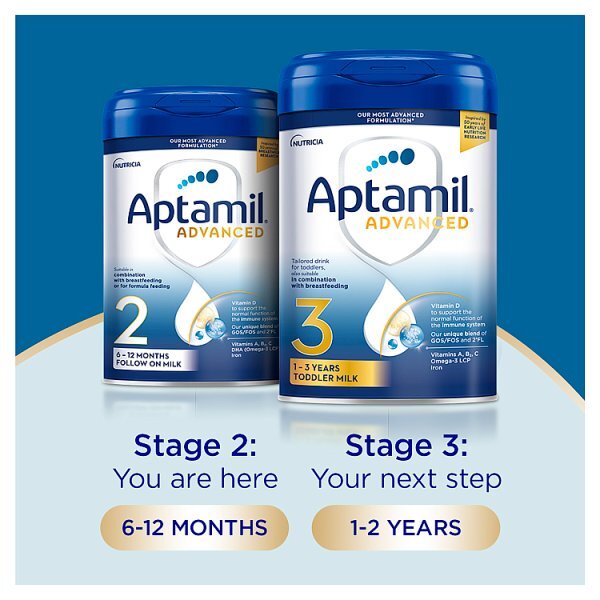 Aptamil 2 Advanced Follow On Baby Milk Formula 6-12 Mth 800G