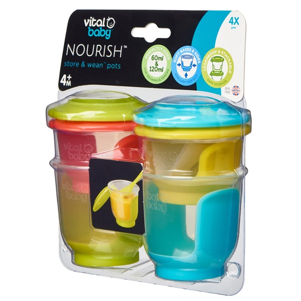 Vital Baby Nourish Store & Wean Pots