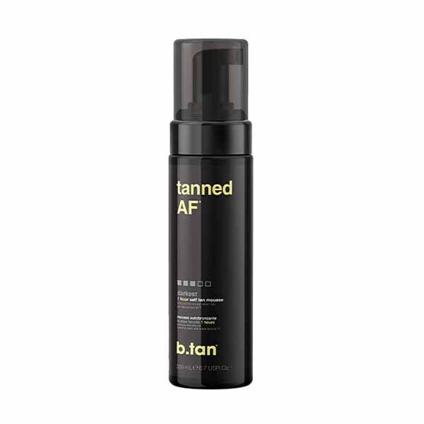 b.tan tanned AF... self tan mousse