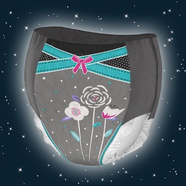 Huggies DryNites 8-15 Years Girl's Pyjama Pants x9