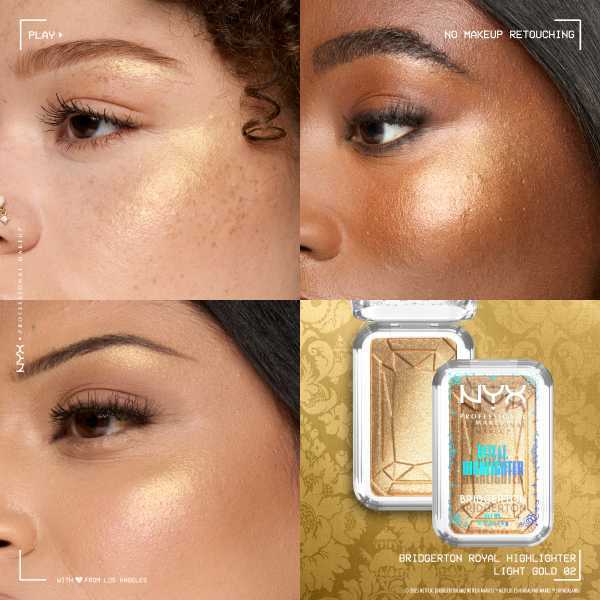 Nyx Professional Makeup X Bridgerton Royal Highlighter Gold