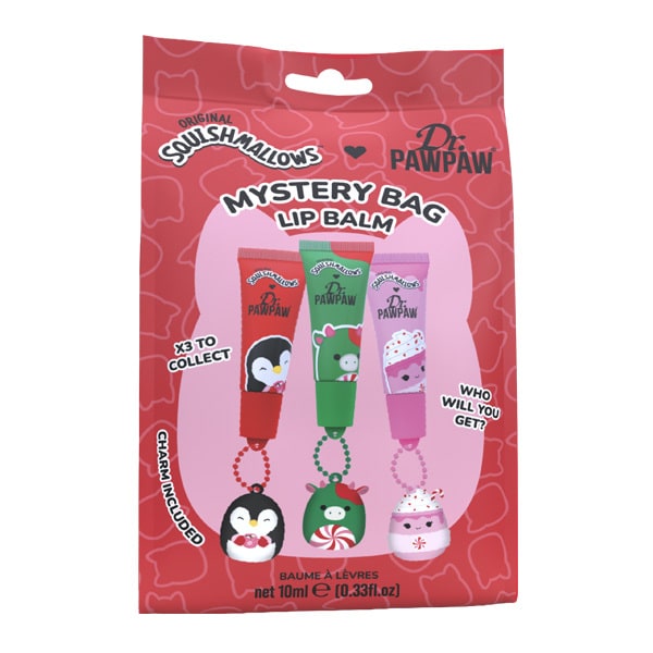 Dr.PAWPAW x Squishmallows Mystery Lip Balm Christmas Gift Bag