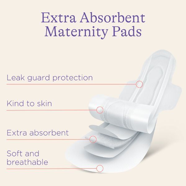 Lansinoh Extra Absorbent Maternity Pads, Pack Of 10
