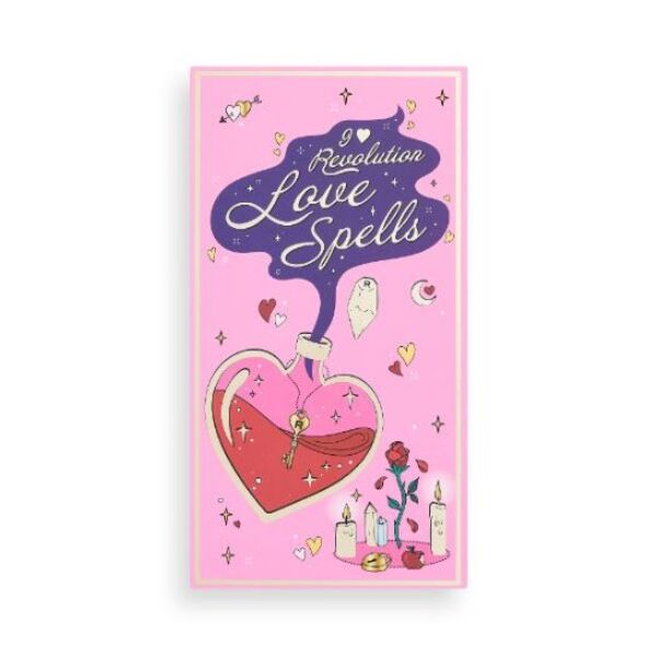 I Heart Revolution Book of Spells Eyeshadow Palette Love