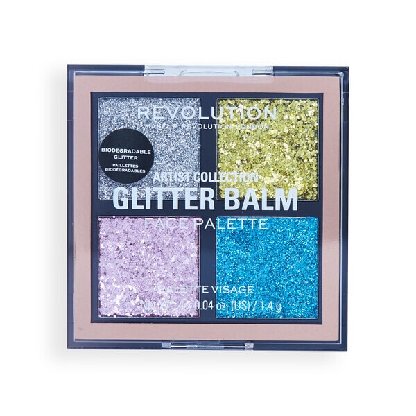 Revolution Artist Collection Glitter Balm Palette