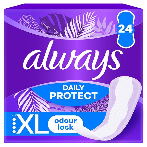 Always Dailies Long Plus Extra Protect Panty Liners x24