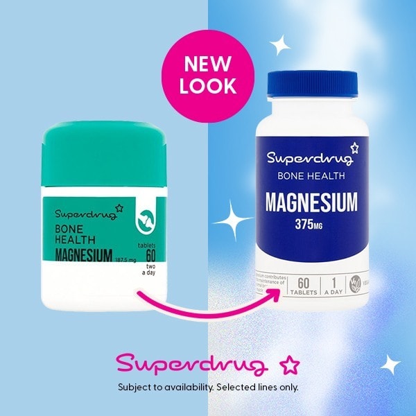 Superdrug Magnesium Oxide 375mg 60s