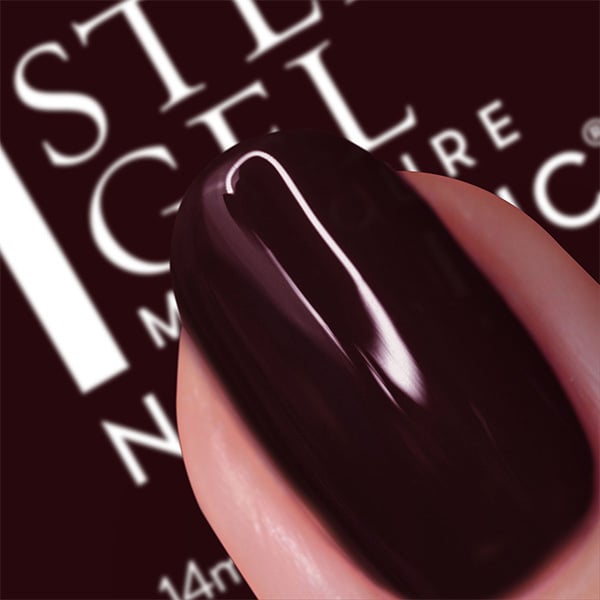 Nails.INC Its Topless Billie Burgundy Polish 14ml