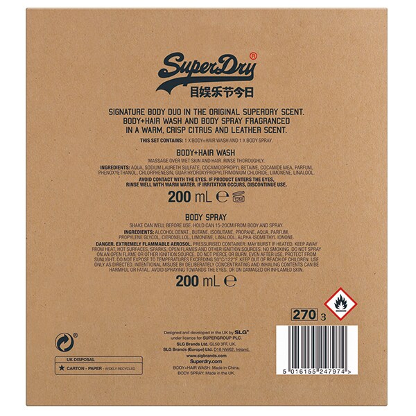 Superdry Heritage Original Body Duo Set