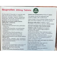 BRISTOL IBUPROFEN 200MG TABLETS 48S.