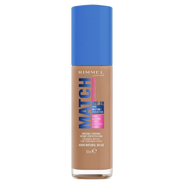 Rimmel Match Perfection Foundation 400N Natural Beige SPF20
